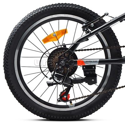 Велосипед 20" Rocket Crux 1.0 , цвет черный, размер 11"