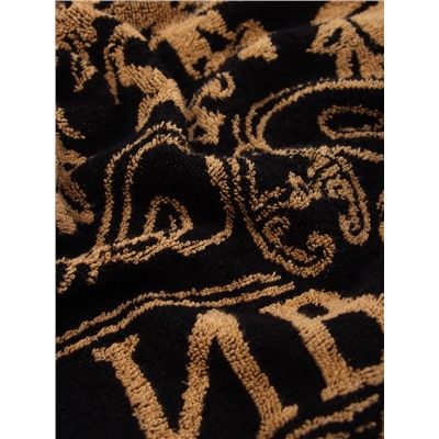 Полотенце махровое Этель «Иван», 50×90 см, 100% хлопок, 420 г/м², чёрное