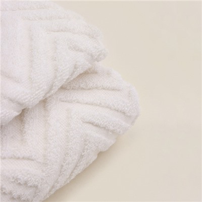 Полотенце махровое SL HOME: Geometry «Блан де Блан», 67×140 см