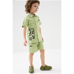 Комплект текстильный для мальчиков: рубашка, шорты PLAYTODAY, 1239806