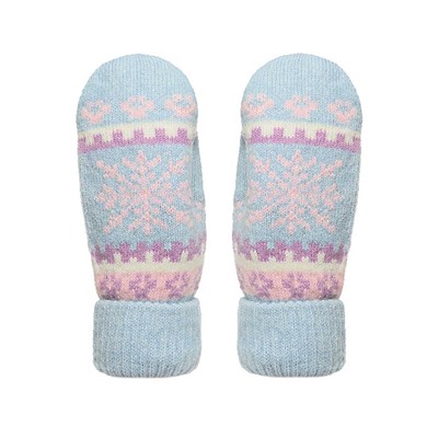 Варежки жен. Verita снежинка