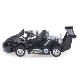 Модель металл. Картинг, 13 см,(звук, асоотри.) инерц, в коробке