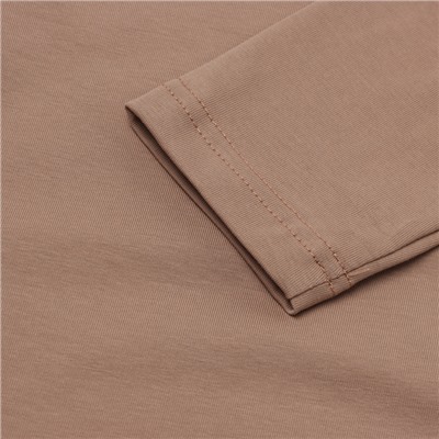 Платье со сборкой миди женское MINAKU: Casual collection, тауп, размер 44