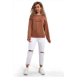 Толстовка спортивная с белым кантом