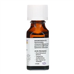 Aura Cacia, чистое эфирное масло, абсолю жасмина, 15 мл (0,5 жидк. унции)