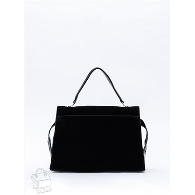 Сумка женская кожаная 9675MSS black Velina Fabbiano-Safenta в Новосибирске