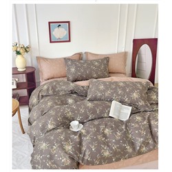 Постельное белье сатин элит на молнии - Капучино