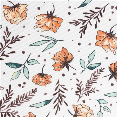 Скатерть Доляна Oleander 149×180 см, 100% хлопок, рогожка 164 г/м²