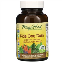 MegaFood, One Daily, для детей, 30 таблеток