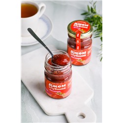 Джем без сахара "Клубника" / стекло / 210 гр / фитнес / 40 ккал / Солнечная Сибирь