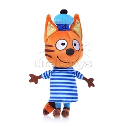 Коржик 18см, "Три Кота" озвуч. в пакете