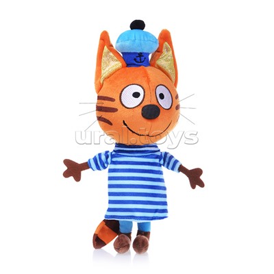 Коржик 18см, "Три Кота" озвуч. в пакете