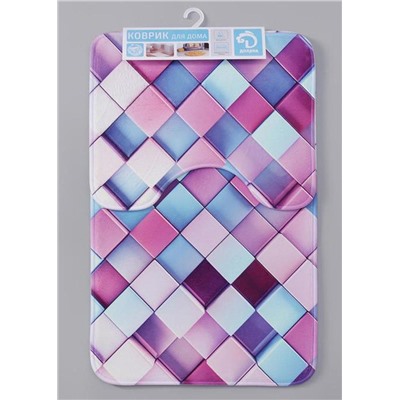 Коврик для ванны и туалета 2шт #23103912