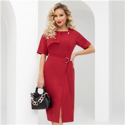 Платье, Я онлайн (рэд, с поясом)