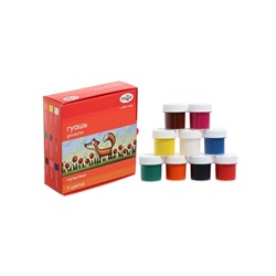 Гуашь 9 цветов × 20 мл «Гамма. Мультики»