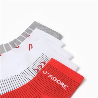 Носки женские KAFTAN Amour, набор 5 пар, размер 36-40 (23-25 см)