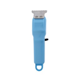 Машинка для стрижки LTRI-14, 4 насадки, 1,5/2/3/4 мм, USB, голубая