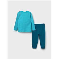 Комплект детский трикотажный для мальчиков: фуфайка (футболка с длинными рукавами), брюки