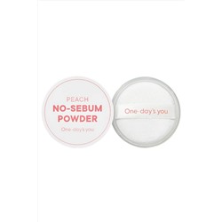 One-day's You Себорегулирующая пудра для лица с матирующим эффектом / Peach No-sebum Powder, персиковый, 4 г KRISTALLER, 1111303