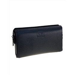 Клатч мужской из натуральной кожи, цвет черный