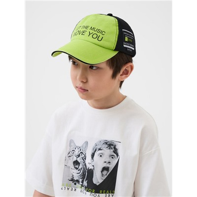 Кепка текстильная джинсовая для мальчиков