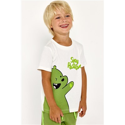 Фуфайка (футболка) д/мал Juno AW23BJ609 NEON SIDE