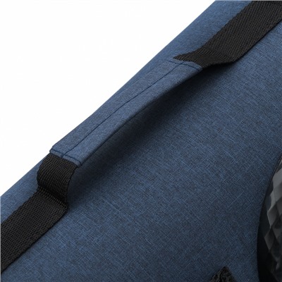 Сумка - переноска, 43×24×28 см, с органайзером и иллюминатором, синяя