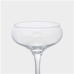 Бокалы для шампанского Paşabahçe Bistro, 260 мл, набор 3 шт., стекло, прозрачные