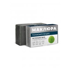 Мыло натуральное с Маклюрой и грязью Сакского озера Тонизирующее