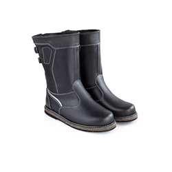 Сапоги мужские Витязь,черные,войлочная подошва