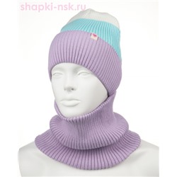 17-36-L Комплект флис (колпак+снуд) (50-54)
