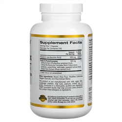 California Gold Nutrition, Total C Complex, 500 mg, 240 Veggie Capsules