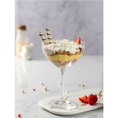 Набор креманок из хрустального стекла «Виола», 340 мл, 6 шт.