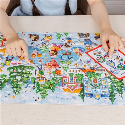 Пазл 80 "Каток" Виммельбух