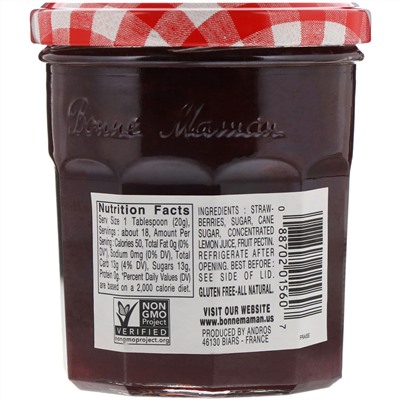 Bonne Maman, Strawberry Preserves, 13 oz (370 g)