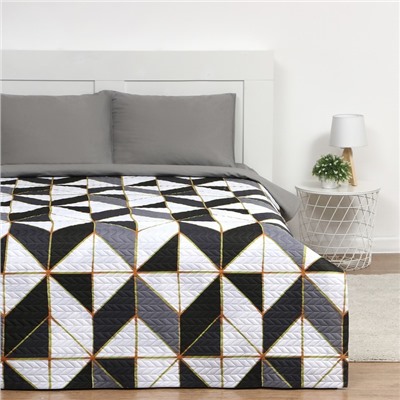 Покрывало евро Экономь и Я «Абстракция» 200×210 ±5 см, 100% полиэстер, 190 г/м²