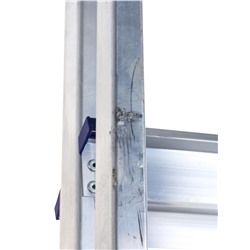 УЦЕНКА Стремянка ТУНДРА, алюминиевая, с органайзером, 7 ступеней, 1460 мм