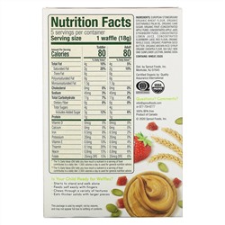 Sprout Organic, Wafflez, Pumpkin Butter & Jelly, 5 Packets, 0.63 oz (18 g)