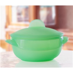 Силиконовая миска с крышкой