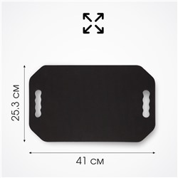 Зеркало с ручками, 20×28/25.3×41 см, чёрное