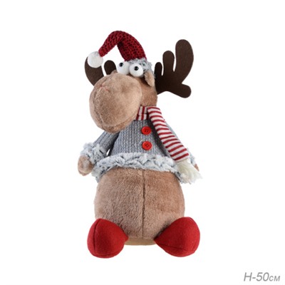 Новогоднее украшение Олень 50 см / SH018 /уп 10/