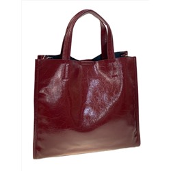 Женская сумка из натуральной кожи, цвет  бордовый