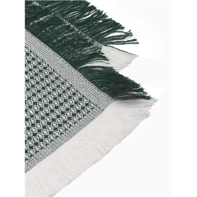 Плед «Этель. Вафля», 130×180 см, 80% хлопок, 20% п/э, зелёный