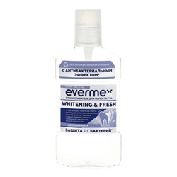 Ополаскиватель для рта Evermex Whitening& Fresh, 250 мл