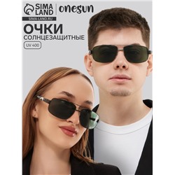 Очки солнцезащитные OneSun, UV 400, линза 5×6 см, дужка 13 см, ширина 14.5 см, микс