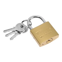 Замок навесной тип 14, 36×60 мм, 3 ключа