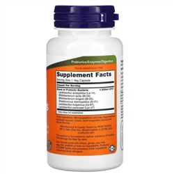 Now Foods, 4x6 ацидофильные бактерии, 120 растительных капсул