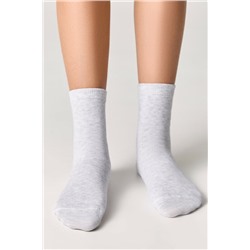 Классические Conte-kids TIP-TOP Однотонные хлопковые носки с вышивкой