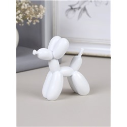 Статуэтка Собака 9х4х10 см / DG-003W /уп 18/белая