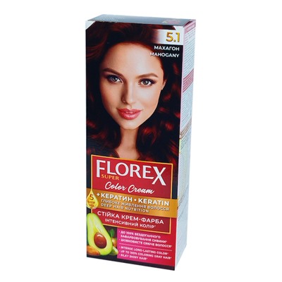 Краска для волос Florex Super 5.1 Махагон